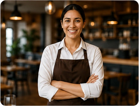Trabajadora de restaurante
