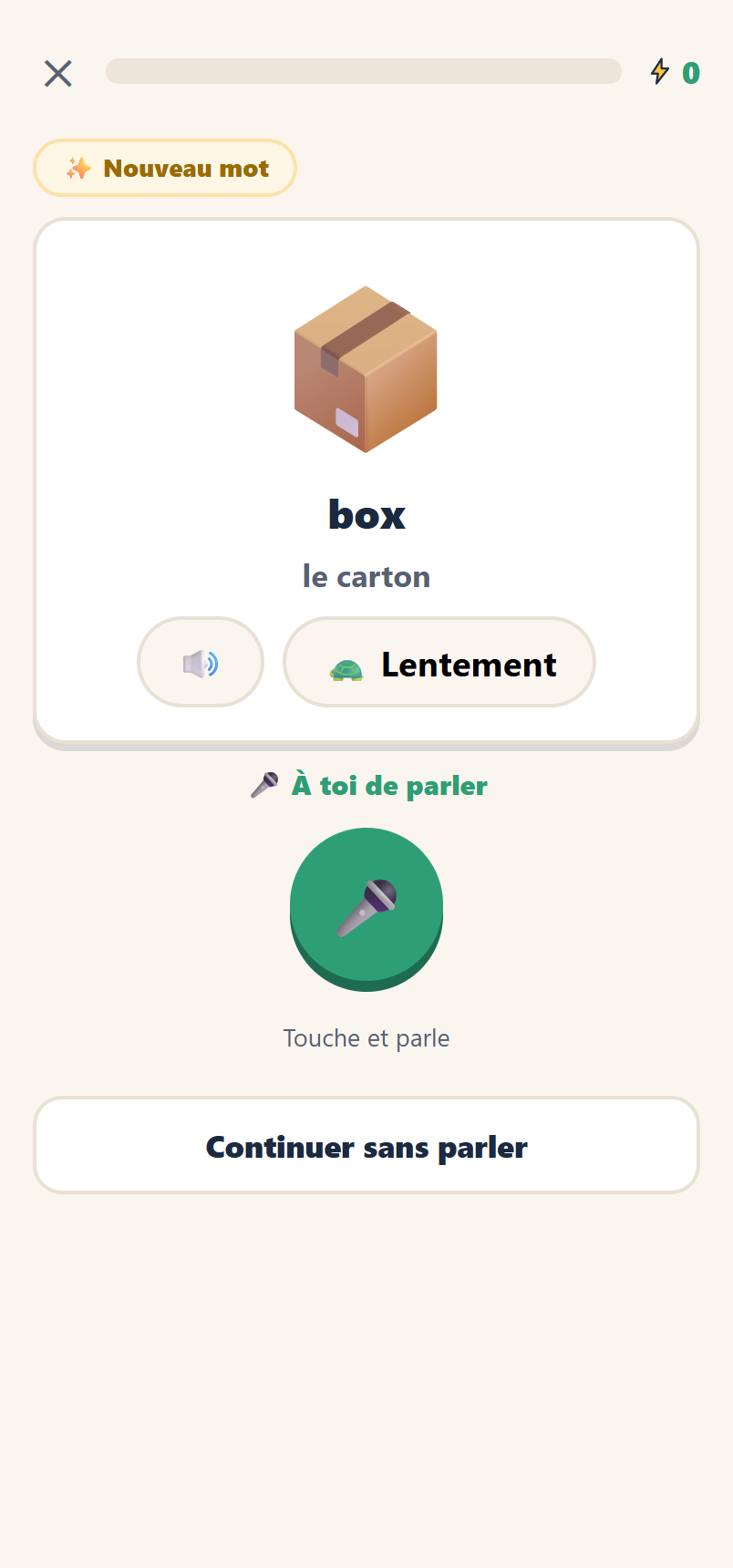Pratique de prononciation du mot shelf